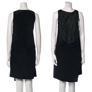 NEW Sachin + Babi Gloria Dress Tassel Dots Silk Black Dress, Size 8
